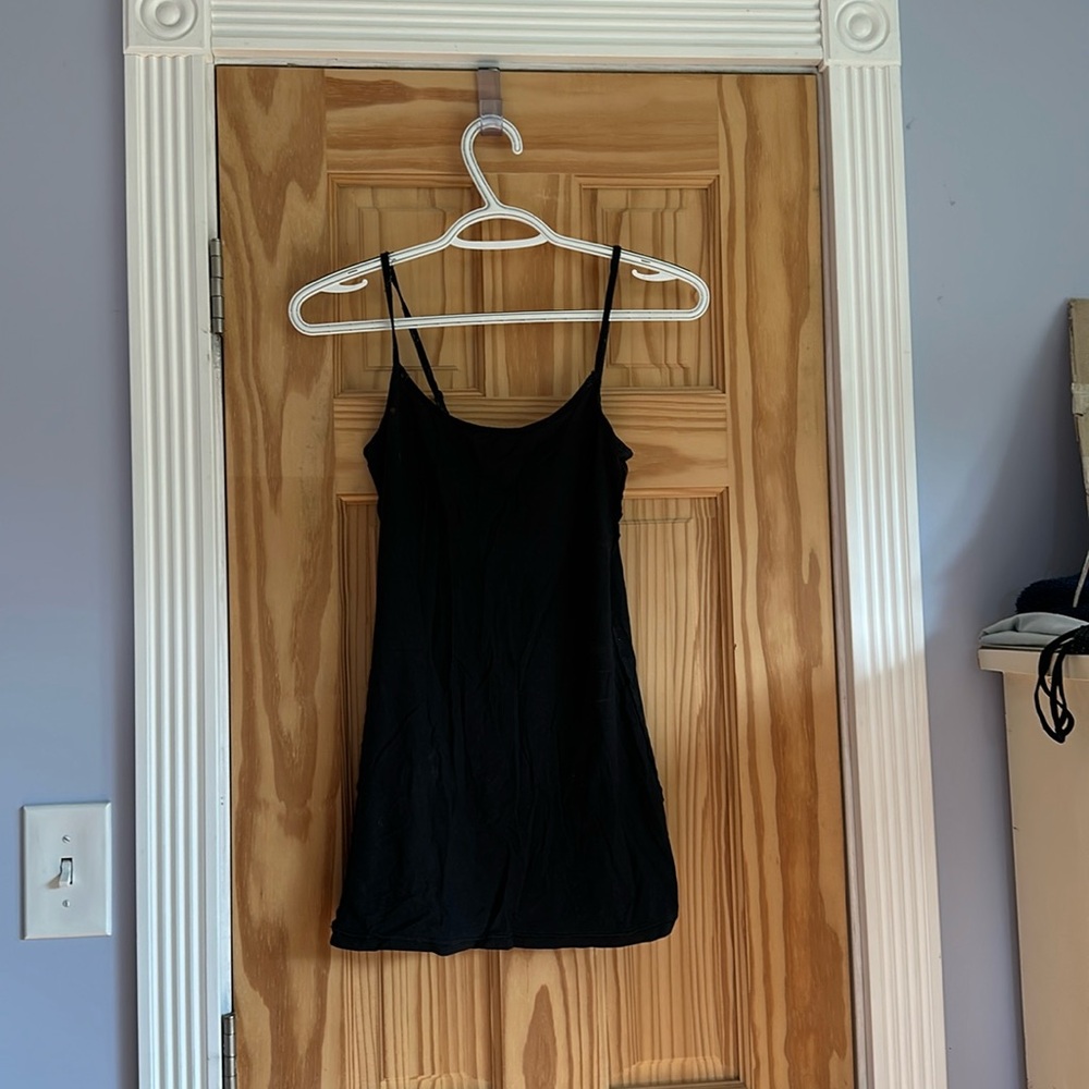 Black tank top